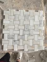 China CALACATTA GOLD MARBLE POLISHED &amp; BEVELED BRICK MOSAIC TILE CALACATTA GOLD MARBLE MOSAIC WALL &amp; FLOOR TILE factory