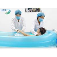 China Eco Friendly PVC Medical Inflatable Bathtub Smart Heating Battery Charging factory