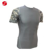 China Long Sleeves Lycra Rash Guard Military Tactical Shirt T Shirts For Man factory