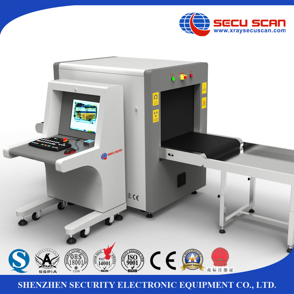 China X ray baggage scanner AT6040 x-ray machine with operation table x-ray baggage scanner factory