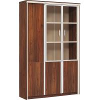 China Melamine Board Wood Look File Cabinet 1.3M 3 Doors ISO14001 factory