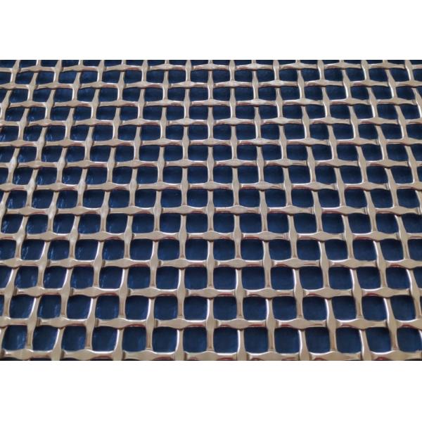 Quality Velp Antique Brass Architectural Metal Mesh SS316 Crimped Wire Mesh for sale