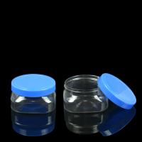 China Electroplating 100ml 500ml PET Jar Packaging PET Square Jars Deodorant Empty Containers factory