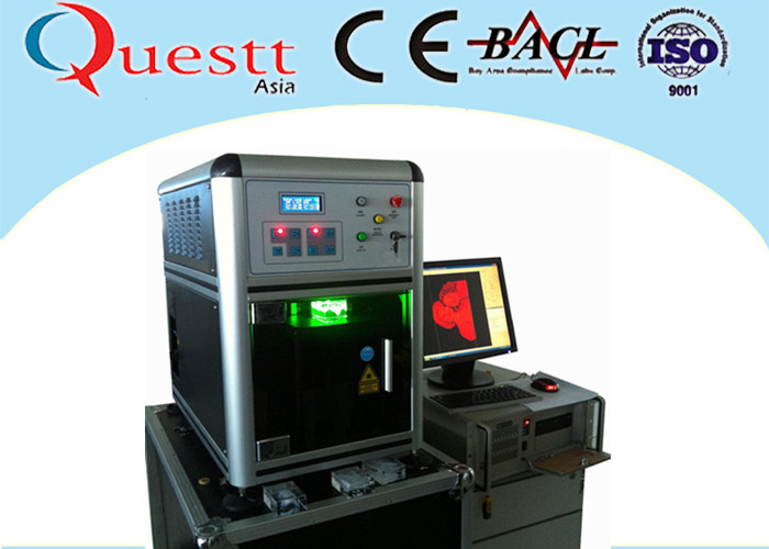 China Easy Instalallation 3D Crystal Laser Engraving Machine 300x400x130 Mm ISO Approved for sale