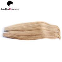 China Soft And Silky Straight 613# Golden Blonde Tape Hair Extension Without No Synthetic / Fiber factory