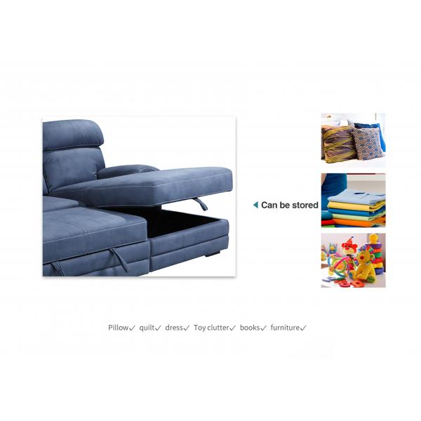 Quality Multipurpose Pull Out Sectional Couch Bed Practical For Living Room for sale