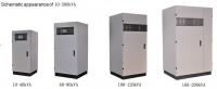 China Gray color 120Vac Online UPS , 3phase Online LF UPS 208Vac Line to Line UPS 10-200kVA factory