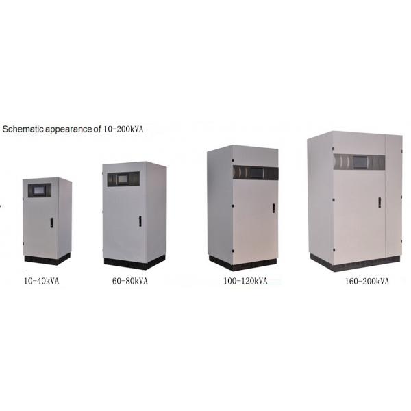 Quality Gray color 120Vac Online UPS , 3phase Online LF UPS 208Vac Line to Line UPS 10-200kVA for sale