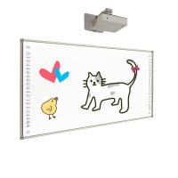 China 90 inch Classroom infrared Interacitve Whiteboard  Projector whiteboard for sale