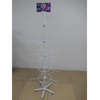 China White Candy Retail Store Fixtures, Free standing Metal Display Fixture factory