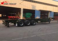 China 3 Axles Container Skeletal Trailers 40ft Skeletal Chassis Use Transport factory