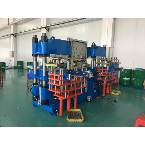 Quality Good price for Blue Hot Press Machine for making rubber silicone products for sale