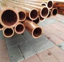 Quality ASTM C17500 Beryllium Solid Copper Tube Dia 3mm With High Conductivity for sale