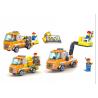 China Popular Building And Construction Toys Robot Truck 3 Deformation Yellow Color factory