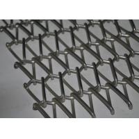 Quality Flat Spiral Stainless Steel Conveyor Belt For Oven , Metal Mesh Belt for sale