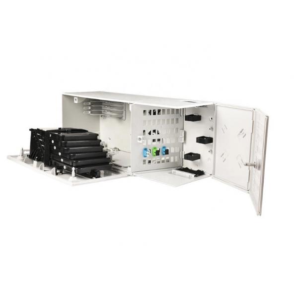 Quality Mulit - Function Fiber Distribution Cabinet Fiber 48 Core Wall Mount Optic Hub Box for sale