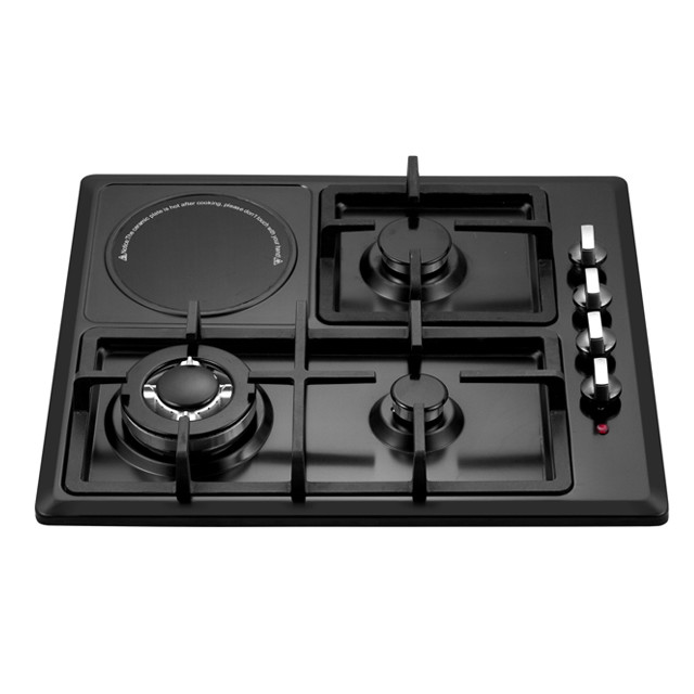 China Natural Gas LPG Gas Cooker Stainless Steel 4 Burner Gas Hob factory