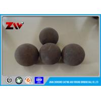 Quality Unbreakable high impact value High carbon forged grinding balls , Alloy steel for sale