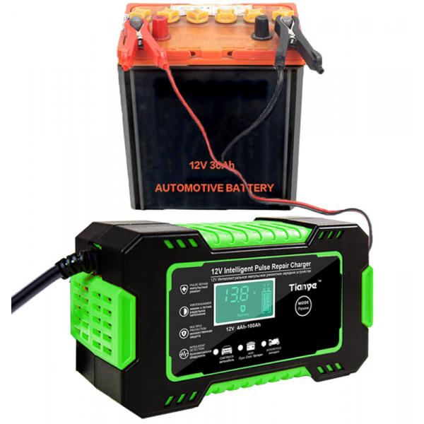 Quality Portable AGM GEL Battery Pulse Repair Charger 12V for sale