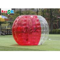 China Inflatable Ball Game Outdoor Game TPU PVC Body Zorb Transparent Bubble Football Balls factory