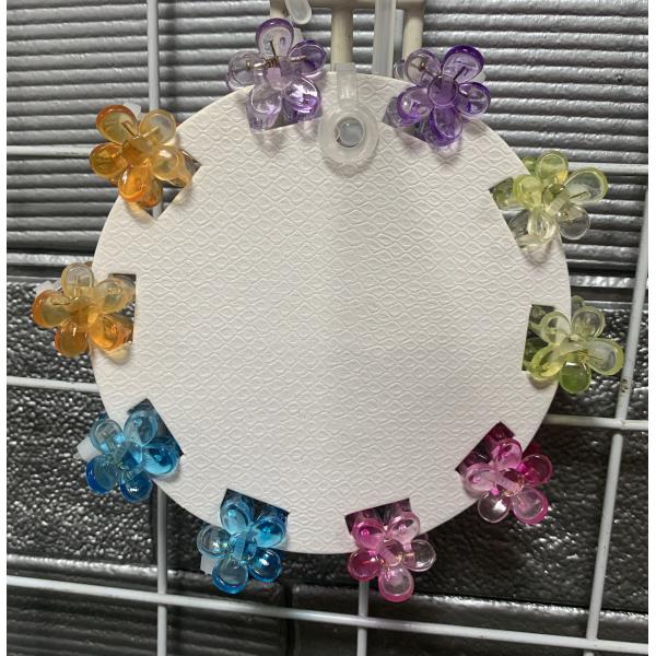 Quality Kids Plastic Mini Flower Claw Clips , Multipurpose Little Flower Hair Clips for sale