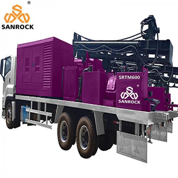 Quality Truck Mounted Water Well Drill Rig With Mud Pump Hydraulic Water Well Drilling for sale