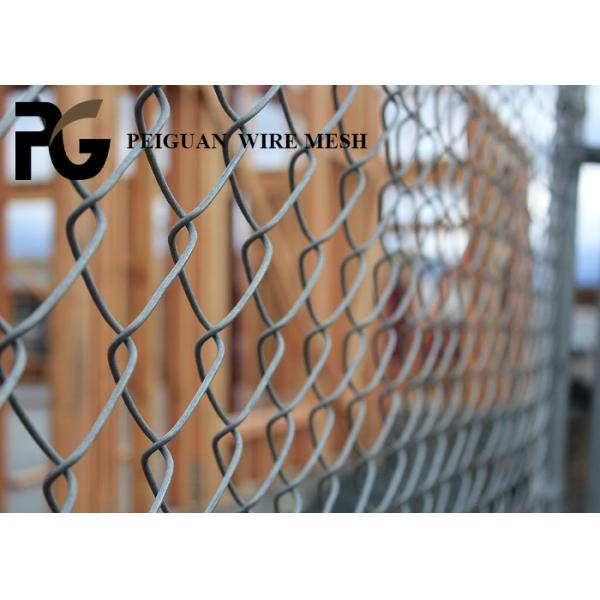 Quality Twisted Wire Construction Site Fencing , 6 Foot Metal Chain Link Fencing for sale