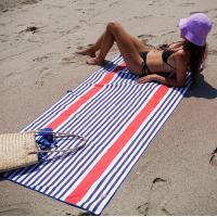 China Eco-Friendly Microfiber Sea Soft Quick Dry Printed Beach Woven Towel Wholesale factory