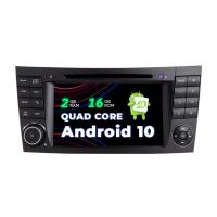 Quality W211 E200 E300 Mercedes Benz Car Stereo Radio Quad Core Android 10.0 IPS Touch for sale