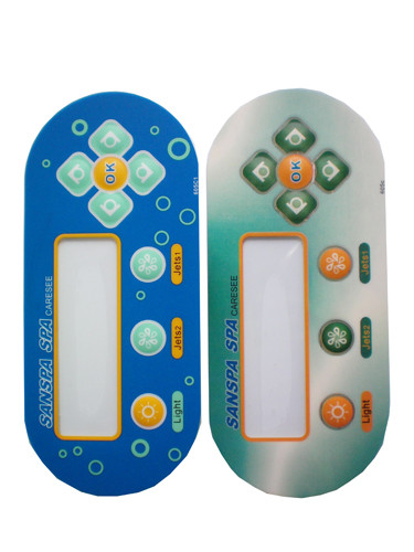 Quality 3M Embossed Membrane Switch Overlay PVC / PET / PC / TPU With LED Backlight for sale