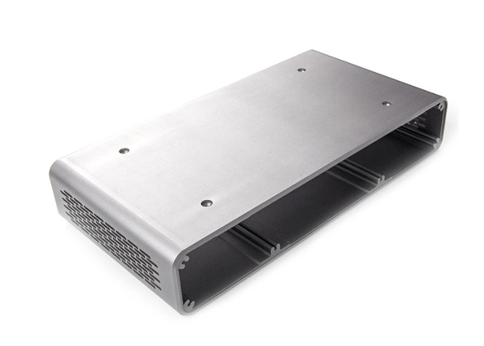 China Customized Audio Amplifier RoHS Extruded Aluminum Enclosure Box for sale
