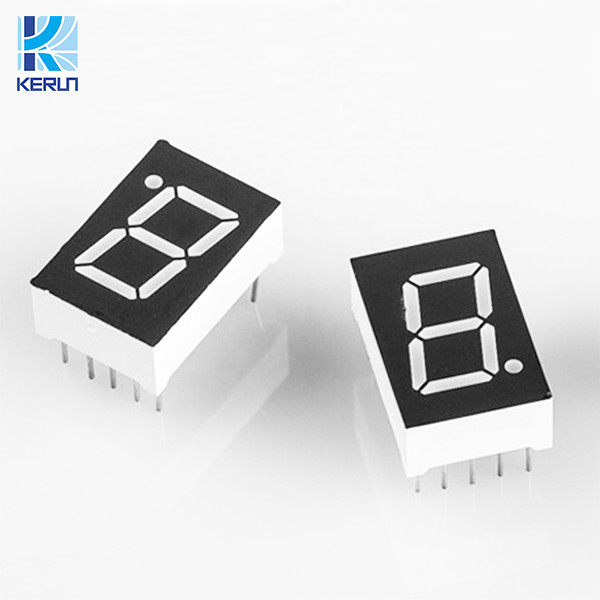 Quality 0.56 Inch Common Anode And Common Cathode 7 Segment Display 1 Digit Red Color for sale