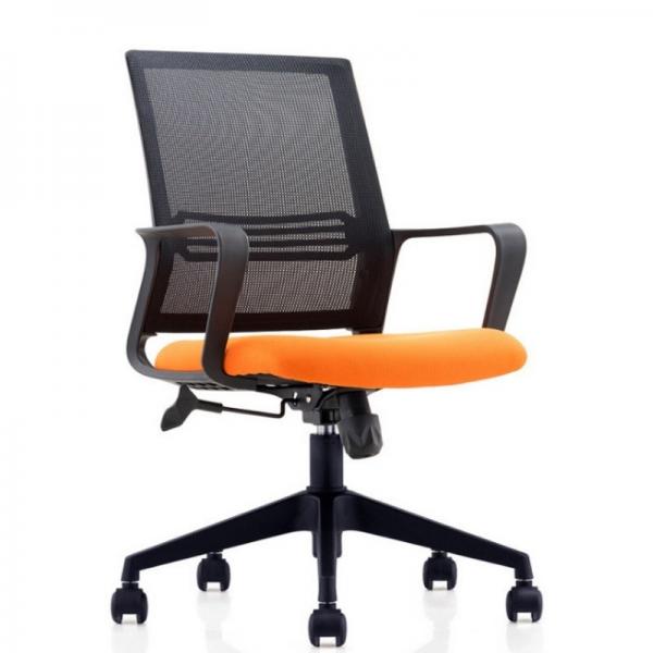 Quality Ergonomic Executive Office Furniture Fabric Mesh Chairs / Conference Room Swivel Chairs for sale