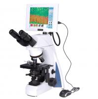 China 5.0MP wifi high resolution digital camera LCD screen microscope with software for lab hospital reserch and education use factory
