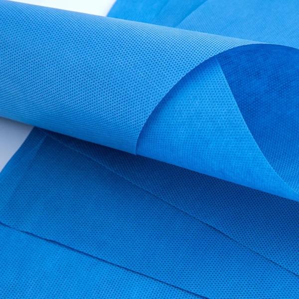 Quality High Strength 40gsm Medical Durable Fabric Coated With Pe Film Sms Nonwoven for sale