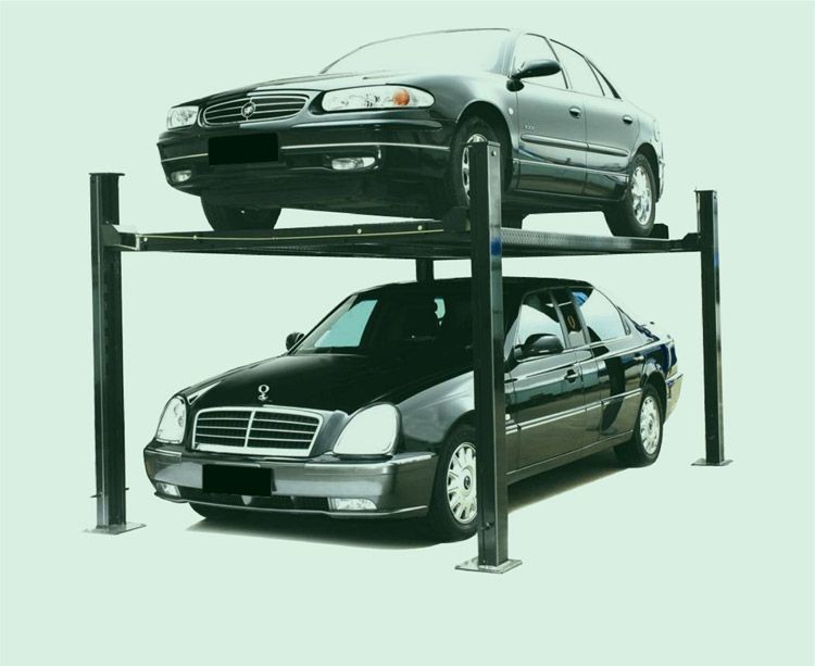 China Max 3.6t Four Post Parking Lift 3600kg 4 Post Car Lift For Garage factory