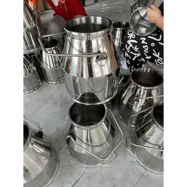 Quality Food Grade Stainless Steel Milking Machine Bucket System 6 KG for sale