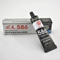 China No odor 586 Black rtv silicone sealant / black silicone gasket maker factory