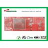 China Double sided PCB Gold Plating  Red solder mask LF HASL  ISO9001  UL  ISO SGS factory