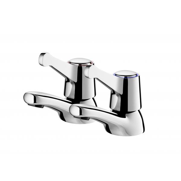Quality Brass Cartridge Double Handle Tub Faucet for sale