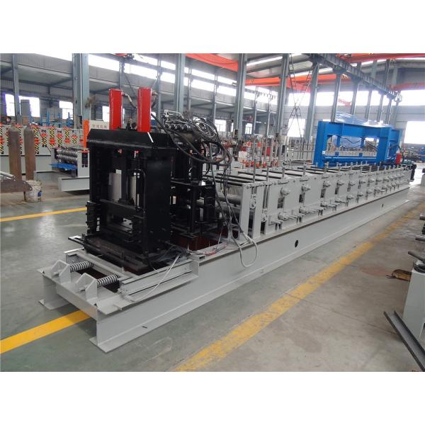 Quality Gcr 15 CZ Purlin Roll Forming Machine Colored Steel Tile Type With 15 Rows Rollers for sale