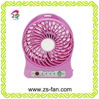 China OEM ODM Plastic USB Rechargeable Portable Mini Fan, Desk Fan factory