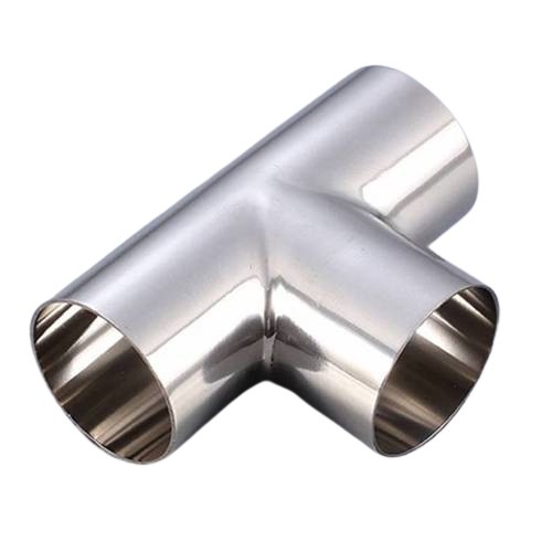 Quality SS304 Stainless Steel Equal Tee Casting Steel Parts  For Pipe Fittings for sale