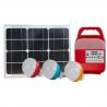 China ISO 15W Solar Power Bank LED Lights Mono Crystalline Cell Off Grid Solar Lighting Kit factory
