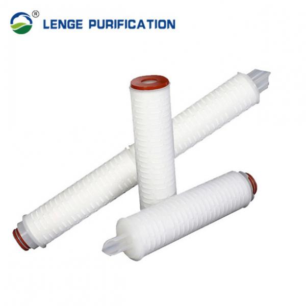 Quality 30 Inch PES Ss Pleated Filter Cartridge With 0.22um PES Membrane For Eye Drops for sale