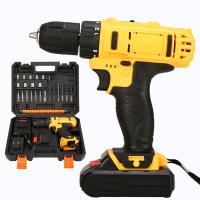 China 36V Household Power Drill Drivers , Cordless Drill Driver Set 24 Pcs For Wood Metal factory