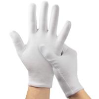 China M- XXL Landscape Hand Cotton Gloves Washable For Work Inspection White factory