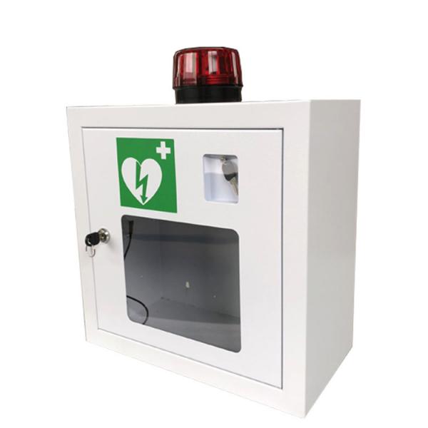 Quality Alarmed AED Defibrillator Cabinets , Wall Mounted External Defibrillator for sale
