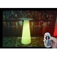 Quality Colorful Glow Bar Table 110 Cm Height , Remote Control Illuminated Outdoor for sale
