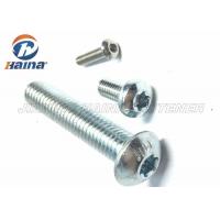 China ISO14583 Zinc plated Carbon steel Security Machine Screws for sale
